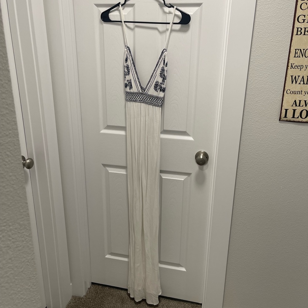 LULUS | white maxi dress